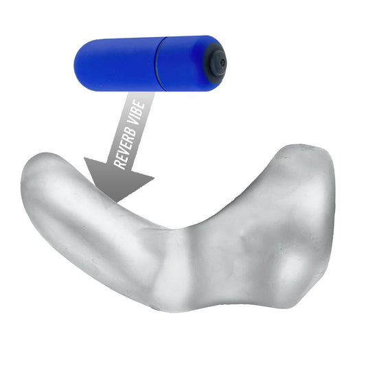 "Buzzfuck Taint Vibe-Sling - Clear Ice HUJ-138-CLRICE"