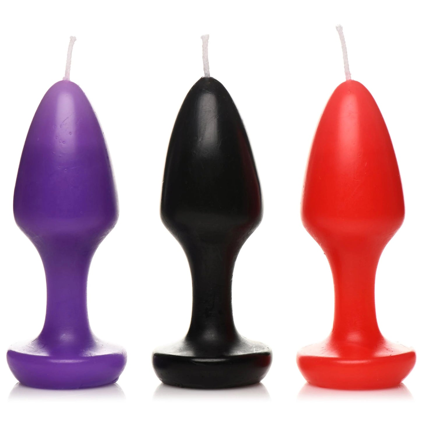 "Kink Inferno Drip Candles - Black, Purple, Red MS-AH131"