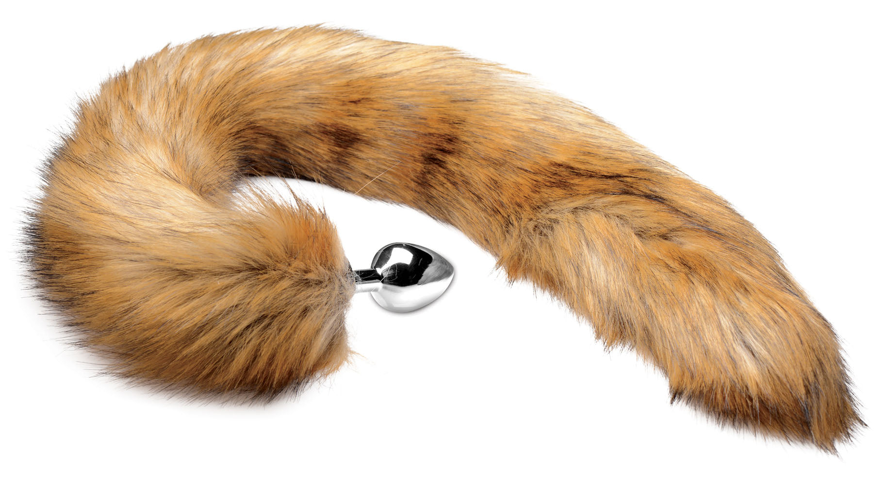 "Extra Long Mink Tail Metal Anal Plug TZ-AF423"